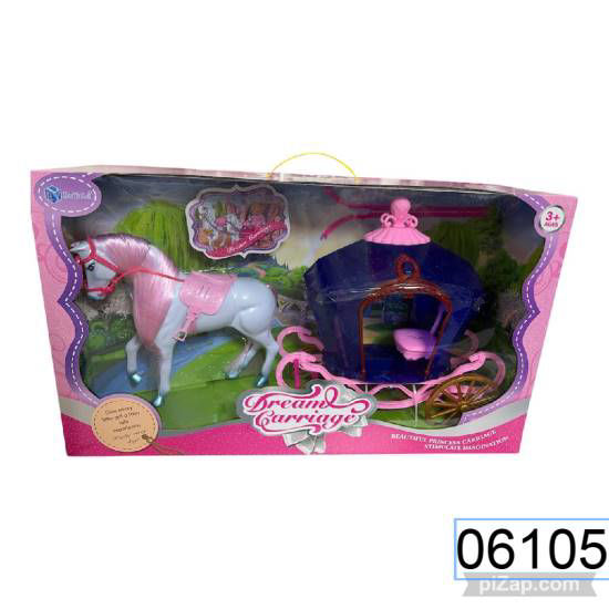 Imagen de CARRUAJE CON LUZ Y CABALLO 6.26
